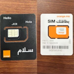 Sim 多多跨境 摩洛哥 Orange Hello SIM 卡 原生注册 SIM 卡