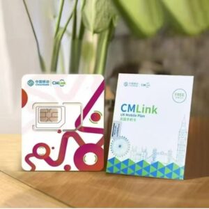 Sim 多多跨境 英国 CMLink 电话卡 含 45GB 全球漫游流量 半年有效期